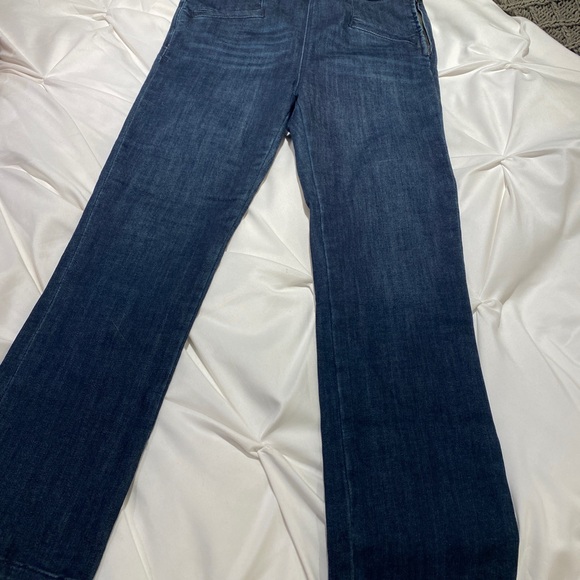 Pilcro and the Letterpress Dark Blue Flare Jeans - Picture 1 of 3